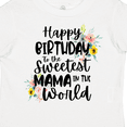 thumbnail image 4 of Inktastic Happy Birthday to the Sweetest Mama in the World Girls Toddler T-Shirt, 4 of 5