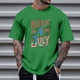 thumbnail image 1 of Tops para hombre, blusas y camisas de cuello redondo y manga corta para hombre, tops casuales de cuello redondo y manga corta con estampados especiales para hombre., 1 of 5