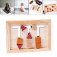 thumbnail image 3 of Juguetes Montessori forma ocimiento que combinan con educación temprana juguetes de inteligencia Sunnimix Juguetes a juego de formas, 3 of 8