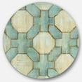 thumbnail image 1 of Designart 'Geometric Title Element' Geometric Metal Circle Wall Art, 1 of 3