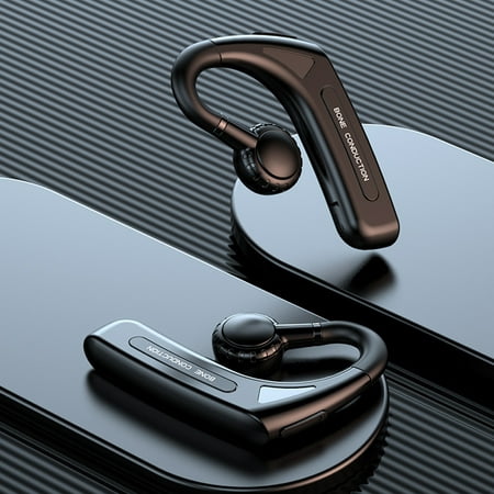 M-618 Bone Conduction Headphones, Open-Ear Wireless Bone Conduction Bluetooth Headphones for Sport Fitness, Black