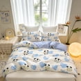thumbnail image 5 of JOLUSERE 2-Piece Adorable Puppy Blue White Comforter Twin Set, Reversible Soft Quilt Bedding Set for Kids Adults, 5 of 9