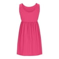 thumbnail image 7 of ShomPort Sleeveless Tank Dress for Women Summer Comfy Mini Dresses Scoop Neck High Waist Beach Dresses, 7 of 7