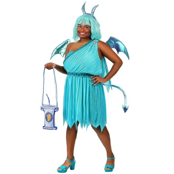 Plus Size Disney Hercules Panic Costume Dress for Women