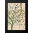 thumbnail image 2 of Aesthete 17x24 Black Modern Framed Museum Art Print Titled - Twin Tree, 2 of 5