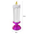 thumbnail image 2 of Luces LED para velas Wdftyju luces nocturnas degradadas 7 colores comedor rosa rojo, 2 of 8