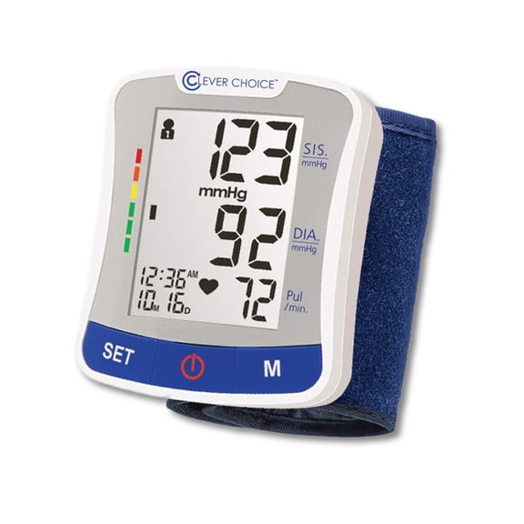 Clever Choice Automatic Wrist Blood Pressure Monitor SDI-1586W