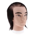 thumbnail image 1 of Cabeza de Maniquí de Cosmetología de 7,9 Pulgadas con para Peluquerías, , Corte, Tejido, Práctica - Negro b Calvo Salvador Cabeza de peluquería masculina, 1 of 7