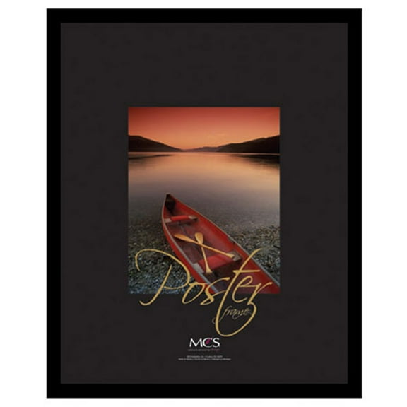 MCS 24x36" Vernon Gallery Poster Frame, 3/4" Width, Black