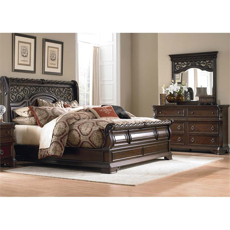 Liberty Furniture Arbor Place 3 Piece King Sleigh Bedroom ...