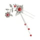 thumbnail image 1 of Prettyia borla flor  chino Cosplay Drama pelo Clip U Pin Pick rojo Zulema Palo chino antiguo, 1 of 7