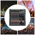 thumbnail image 6 of 6 Channel Mini Audio Mixer USB DJ Stage Live Sound Board Console Professional Mixing Console,Multi-channel Input for Music Studio Recording Singing, 6 of 7
