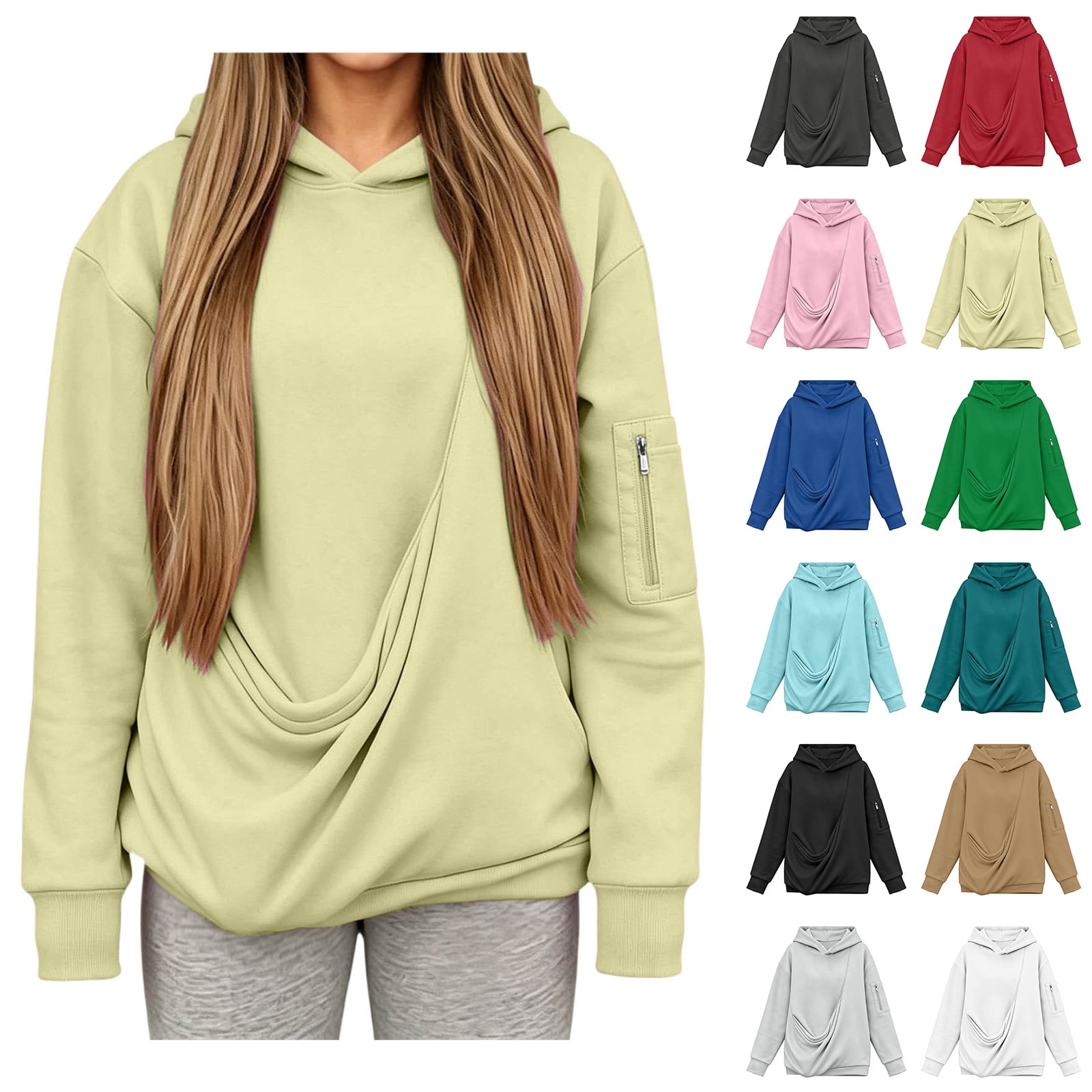 Women s Cat Pouch Hoodie Cat Carriers Pet Pocket Sweatshirt Casual Loose Fit Tops Fall Winter Clothes Size S-3XL