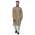 thumbnail image 1 of Atasi Printed Long Sleeve Kurta With Pajama Set For Men Summer Clothing, 1 of 4