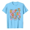 thumbnail image 4 of TSADFHJI T-Shirts pour Femmes Manches Courtes Premier Jour d'École T-Shirt Graphique à Manches Courtes pour Enseignant Rentrée des Classes L Bleu Clair, 4 of 4