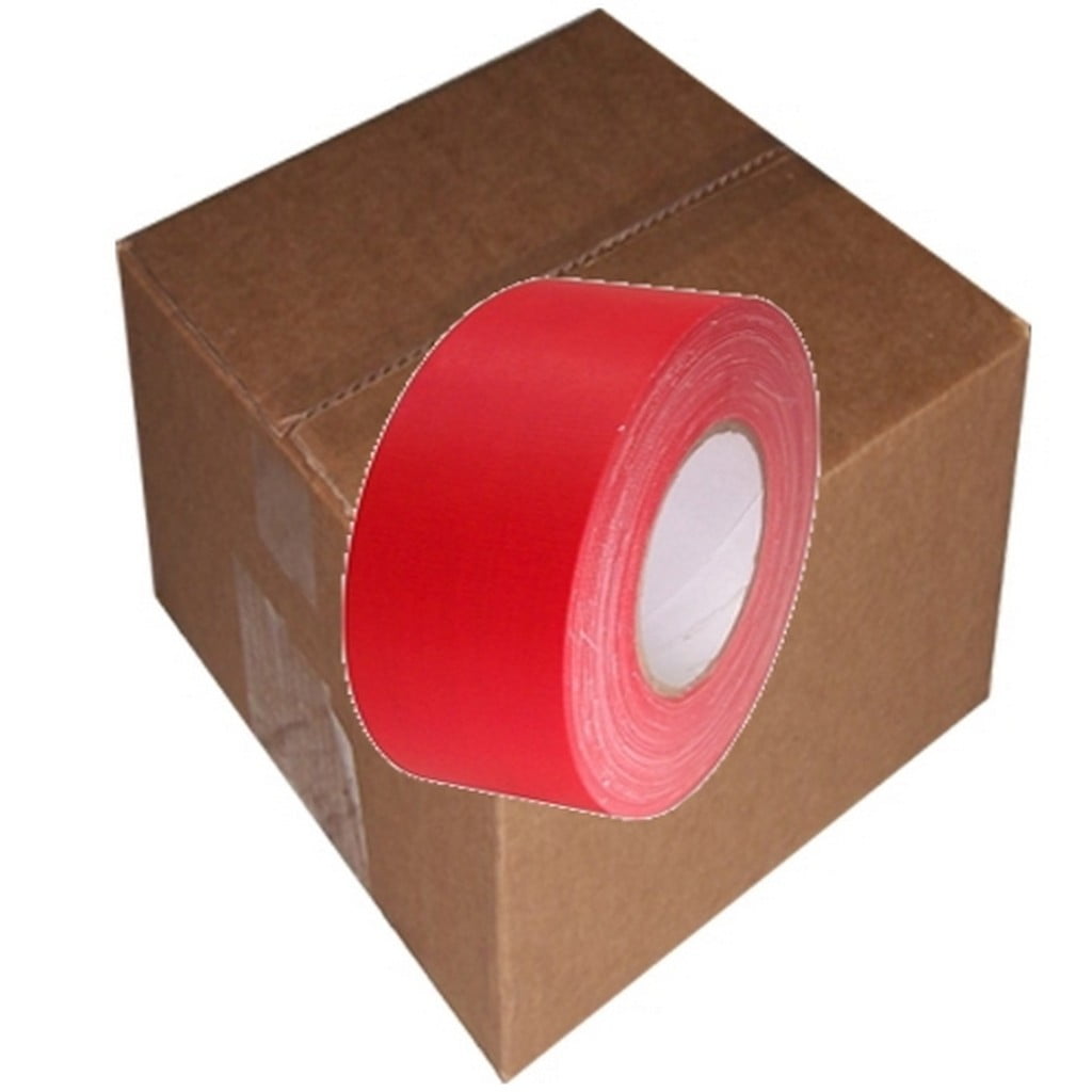 Economy Gaffers Duct Tape 4" X 60 Yard - Red (12 Roll/Case)