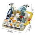 thumbnail image 3 of Juguetes de pista de coche de plástico seguro Montessori juguetes de aventura de coche para niños regalos de vacaciones Tmvgtek libre de BPA, 3 of 9