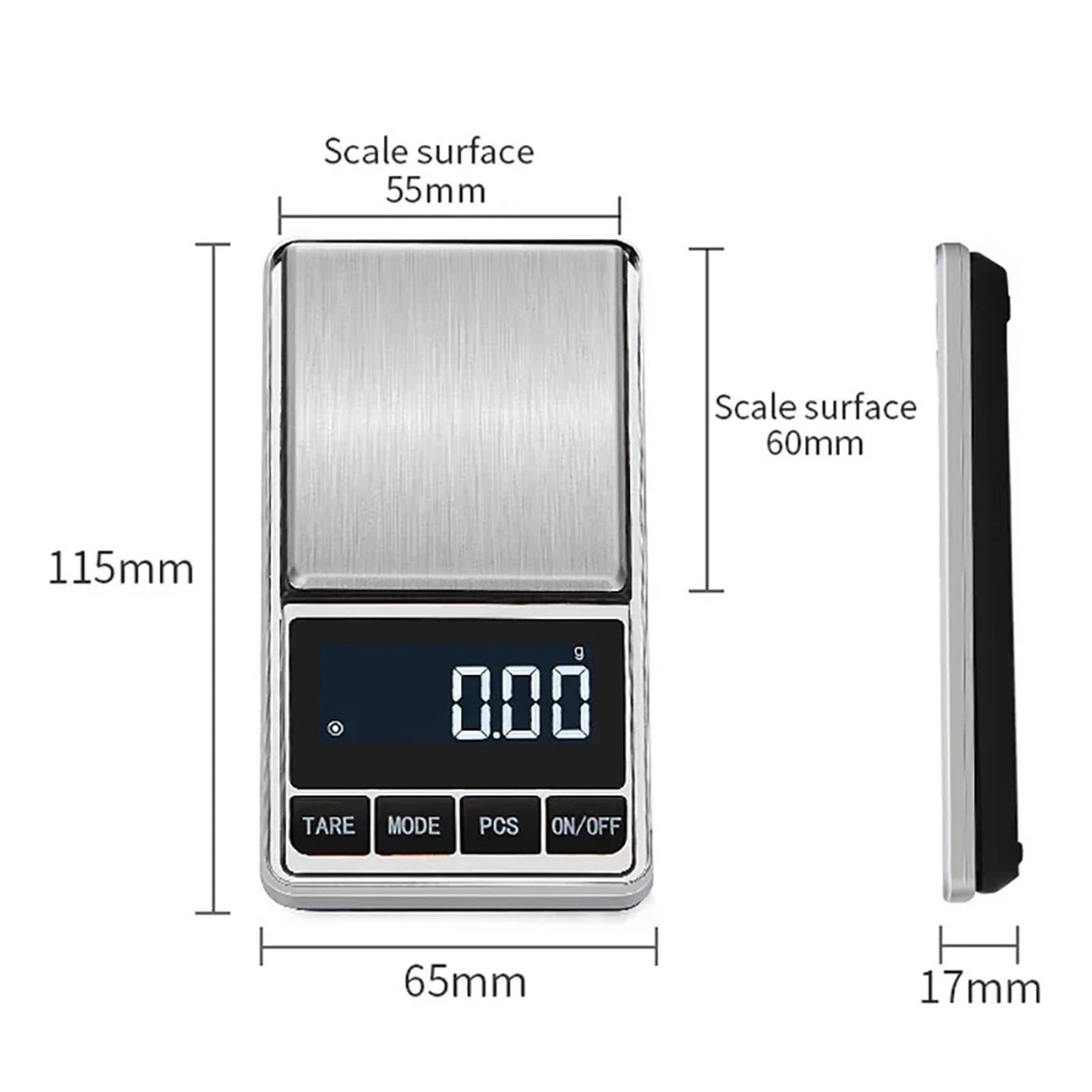 Pocket Scale Precision Digital Electronic Gold Jewelry Carat Diamond Balance Mini Portable Weighing ,Multifunction