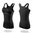thumbnail image 5 of TDYHUAO Women's Racerback Shapewear Tank Tops Workout Seamless Square Neck Compression Tops Slimming Body Shaper Camisole, 5 of 5