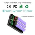 thumbnail image 3 of TalentCell Rechargeable 12V DC Output Lithium ion Battery Pack for LED Strip/Light/Panel/Amplifier and CCTV Camera with Charger, Multi-led Indicator B, 3 of 6