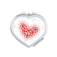thumbnail image 1 of Red Atoc Structure Physical Illustration Mirror Travel Magnification Portable Handheld Pocket Makeup, 1 of 3