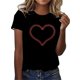 thumbnail image 1 of Blusas de Manga Corta para Mujeres Cuello Redondo Sencillo Casual Ajuste Regular, Top de Algodón de Imitación de Moda para el Hogar Y Diario, 1 of 4