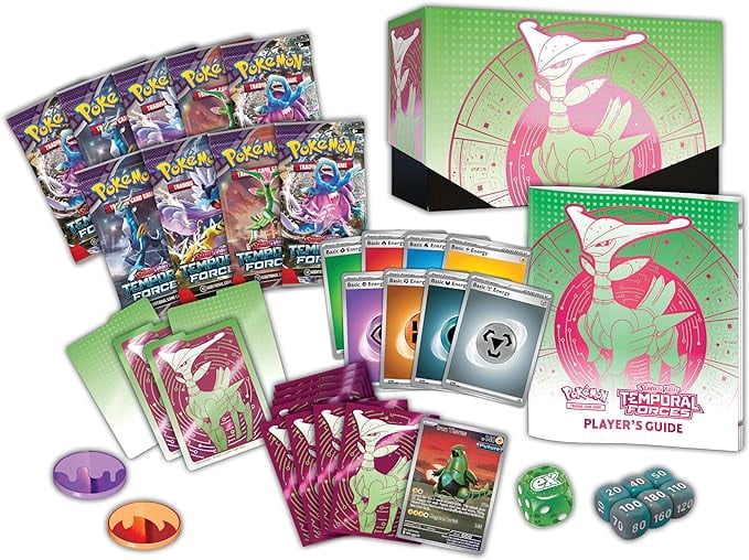Pokemon Cards Scarlet & Violet Temporal Forces - ELITE TRAINER BOX [Iron Leaves][Green]