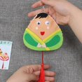 thumbnail image 3 of 1 Juego de Kit para manualidades para niños, superficie lisa portátil decorativa, colgante para Festival Chino, Kit de Material de tela artesanal para jardín de infantes, 3 of 5