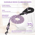 thumbnail image 6 of MoNiBloom No Pull Dog Harness with Leash, No Choke Reflective Pet Vest Adjustable Breathable Mesh Harnesses Dogs Walking, Purple XS, 6 of 10