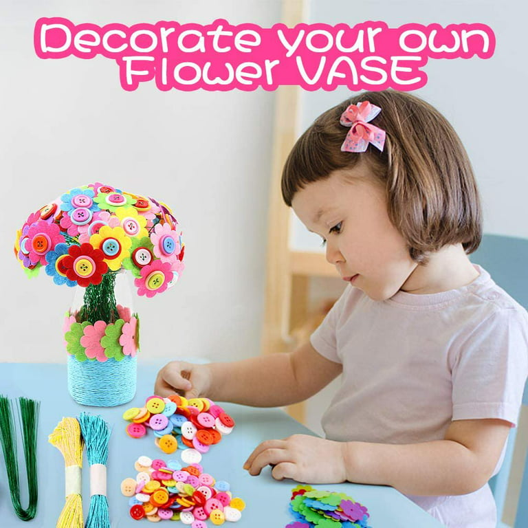 Dosaele Flower Craft Kit for Kids - Arts and Crafts, Make Your Own