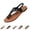 04# Black, variant on Women's Toe Post Thong Sandals Open Toe Ankle Strap Dressy Flat Sandals,Silver,36