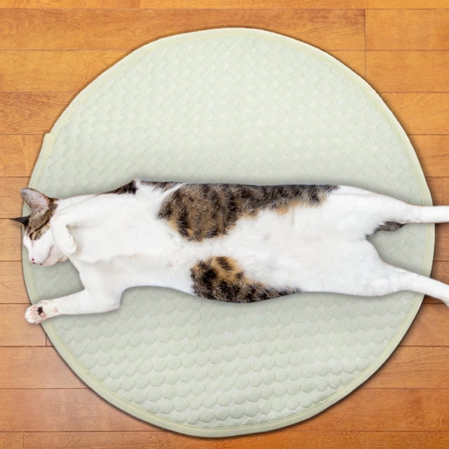 Pet Cooling Mat Summer Cooling Pad, Breathable Soft Design Heat Relief Easy Clean Durable Comfortable Surface, Ideal Indoor Outdoor Rest Sleeping for Dogs Cats Home Travel