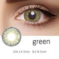 thumbnail image 4 of Lentes de contacto de colores, varios colores, herramientas de maquillaje de belleza opcionales (verde), 4 of 8