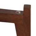 thumbnail image 5 of Kate and Laurel Icelyn Midcentury Plant Stand, Set of 2, White and Walnut Brown, Authentic Marble Indoor Plant Stand, 5 of 9