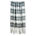 thumbnail image 3 of Parkland Collection Stella Gray Woven Handloom Throw Blanket, 52 x 67 Decorative Couch Throw, 3 of 7