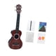 thumbnail image 4 of Ukelele de juguete para niños de 21 pulgadas, instrumento musical para principiantes, ideal para niños de 3, 4, 5, 6 y 10 años. Veta de madera marrón, 4 of 9