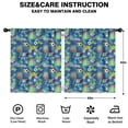 thumbnail image 2 of Blackout Kids Curtains,Football and Splash Blue Pattern Children's Insulated Curtains Set Of 2,Bedroom Essentials,Toddler Room Decor 52"x63", 2 of 4