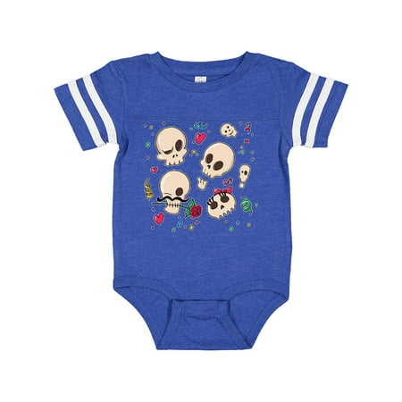 

Inktastic Halloween Skulls Having a Fun Party Gift Baby Boy or Baby Girl Bodysuit