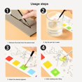 thumbnail image 3 of Libro de pintura de acuarela juego de pintura de acuarela 3 en 1 seguro de usar para el hogar ANGGREK Otros, 3 of 8