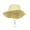 Yellow, variant on FAOWME Toddler Bucket Hat Solid Color Cap Boys Hat Baby Sun Hat Kids Beach Hats Wide Brim Outdoor Play For Boy And Girl Pink M