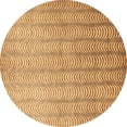 thumbnail image 1 of Ahgly Company Indoor Round Abstract Brown Contemporary Area Rugs, 8' Round, 1 of 4