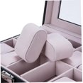 thumbnail image 2 of SURJDE Watch Box Watch Holder Storage Case Watch Display Organizer with 2 Layers 20 Slots for Jewelry Watch, 2 of 7