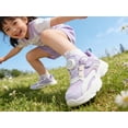thumbnail image 2 of BABAYA Espadrilles pour Petites Filles, Chaussures de Marche Décontractées à Enfiler avec Boucle Rotative, 2 of 9