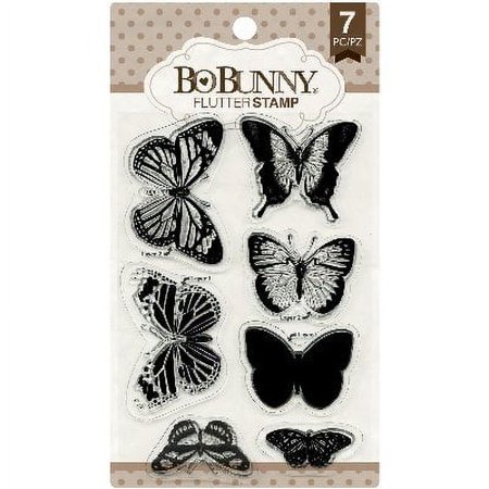 UPC: 0665573058959 | BoBunny – Clear Acrylic Stamps – Flutter