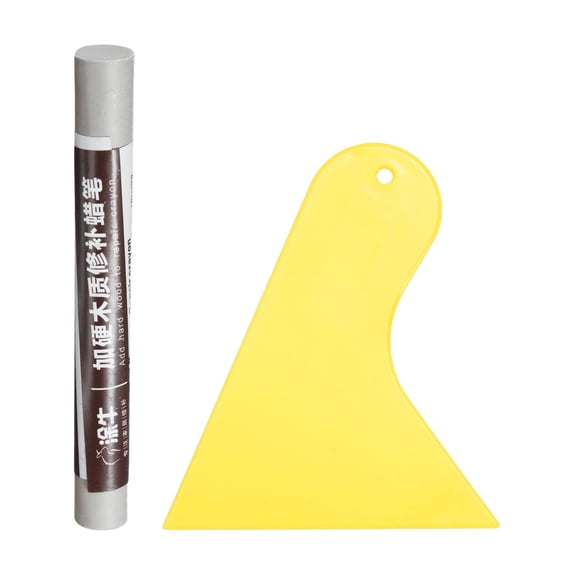 Wood Filler Sticks Wood Furniture Scratch Repair Touch Up, Light Grey