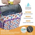 thumbnail image 2 of Pineapple Lover's Cooler Backpack - 20L Leakproof Insulated Bag with Sunshine & Flowers Design for Outdoor Enthusiasts, 2 of 6