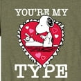 thumbnail image 3 of Peanuts - You're My Type - Toddler And Youth Short Sleeve Graphic T-Shirt, 3 of 6