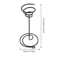 thumbnail image 2 of TABLETREANDS Iron Stand Para Plantas Air Pineapple En Negro Resistente Para Y Exhibición, 2 of 8