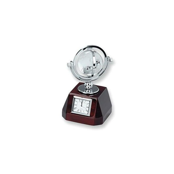 Leeber 15114 7 in. Swivel Globe & Clock