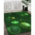 thumbnail image 3 of Ahgly Company Machine Washable Indoor Rectangle Transitional Green Area Rugs, 8' x 12', 3 of 7